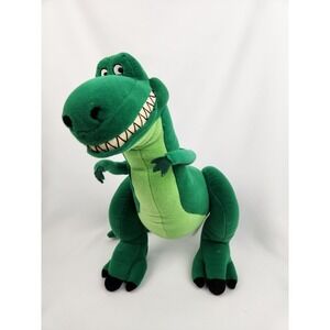 Walt Disney Co. Rex Toy Story Plush Posable Moving Legs Dinosaur T-Rex Dino 23"
